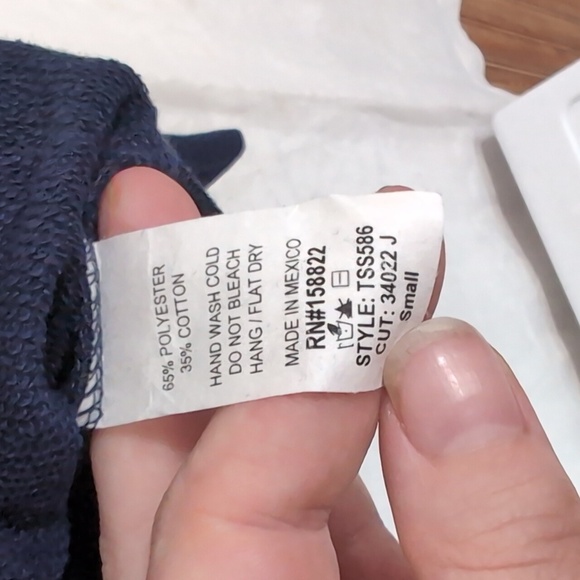 West Coast Navy Blue Steve Miller Band Hooded Sweatshirt Size Small - Picture 5 of 6